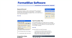Desktop Screenshot of formatbluesoftware.com