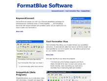 Tablet Screenshot of formatbluesoftware.com